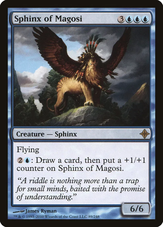 2010 Rise of the Eldrazi Sphinx of Magosi #89 rare card image