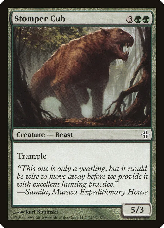 2010 Rise of the Eldrazi Stomper Cub #210 common card image