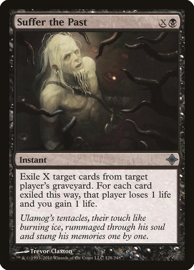 2010 Rise of the Eldrazi Suffer the Past #128 uncommon card image