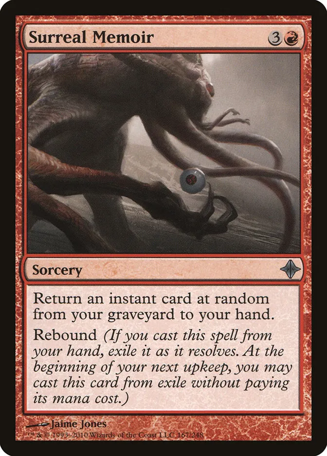 2010 Rise of the Eldrazi Surreal Memoir #167 uncommon card image