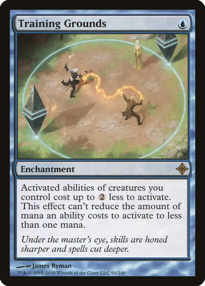 2010 Rise of the Eldrazi Training Grounds #91 rare card image
