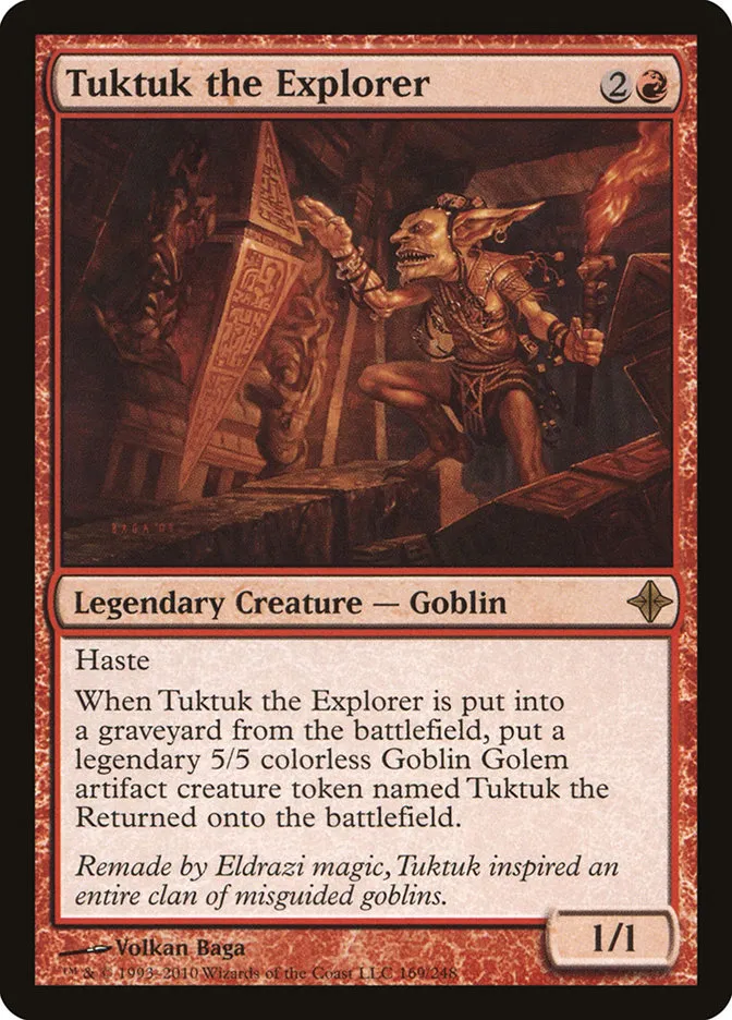 2010 Rise of the Eldrazi Tuktuk the Explorer #169 rare card image