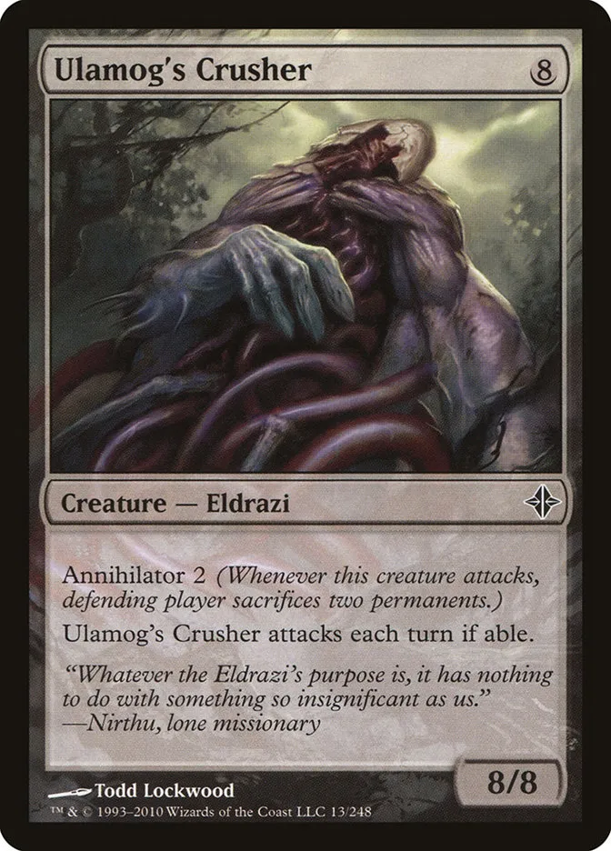2010 Rise of the Eldrazi Ulamog's Crusher #13 common card image