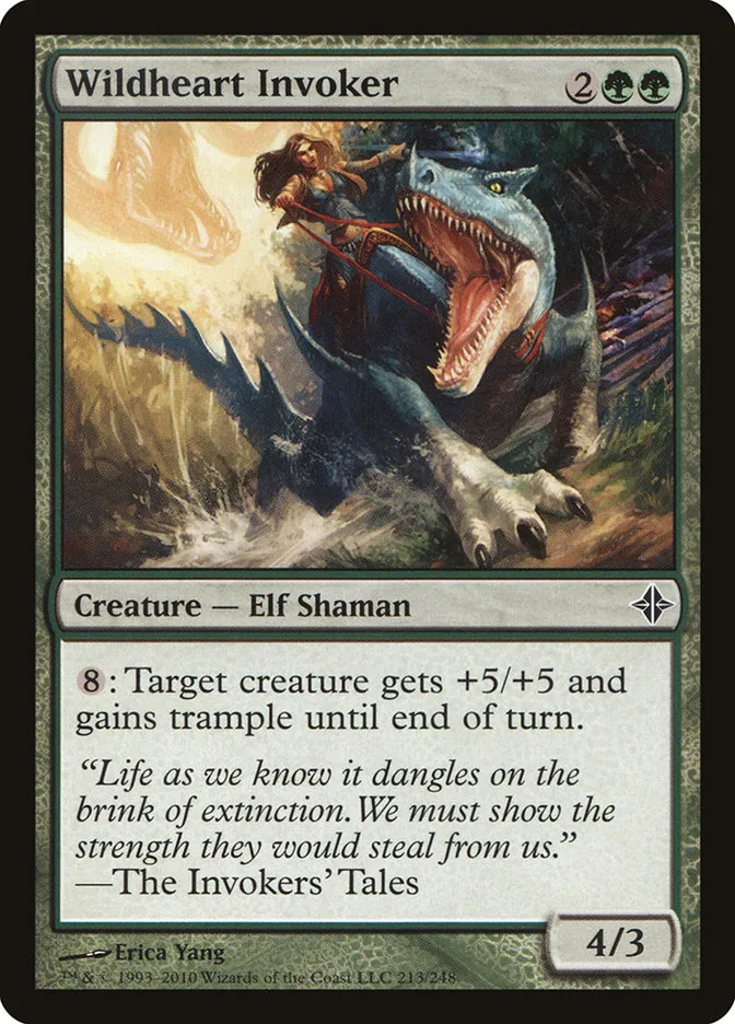 2010 Rise of the Eldrazi Wildheart Invoker #213 common card image