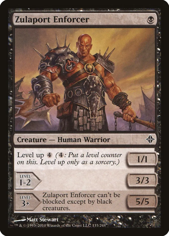 2010 Rise of the Eldrazi Zulaport Enforcer #133 common card image