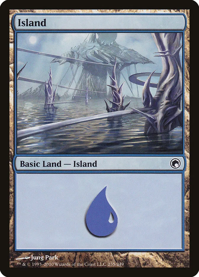2010 Scars of Mirrodin Island #235 common card image