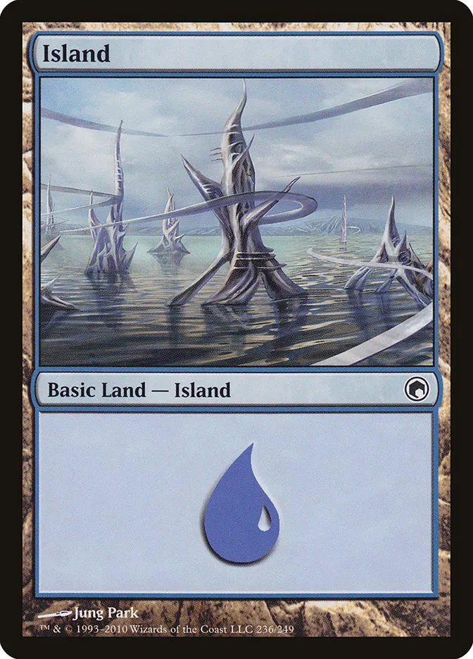 2010 Scars of Mirrodin Island #236 common card image
