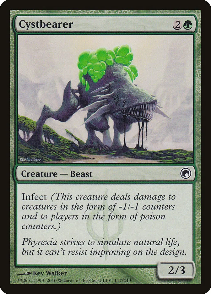 2010 Scars of Mirrodin Cystbearer #117 common card image