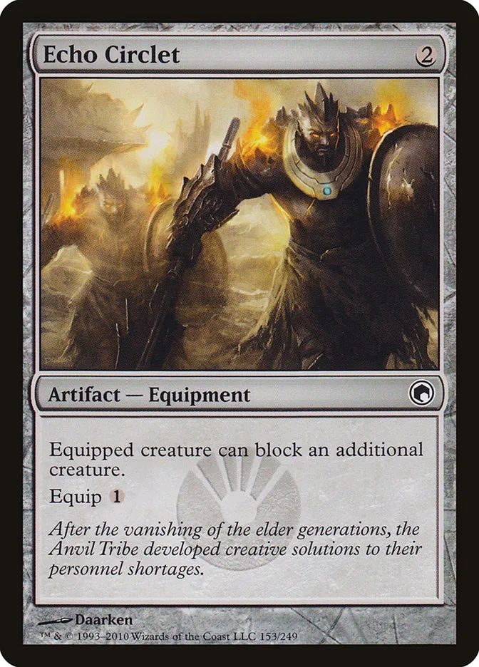 2010 Scars of Mirrodin Echo Circlet #153 common card image