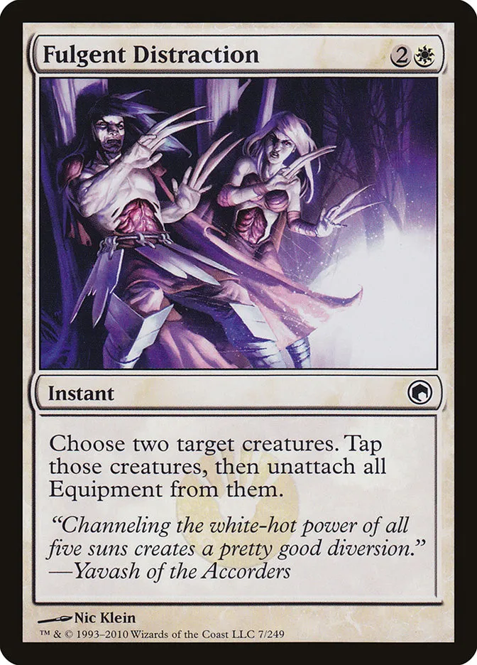 2010 Scars of Mirrodin Fulgent Distraction #7 common card image