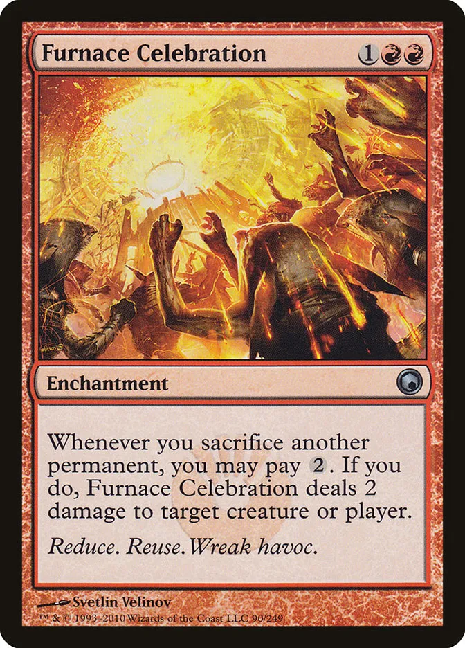 2010 Scars of Mirrodin Furnace Celebration #90 uncommon card image