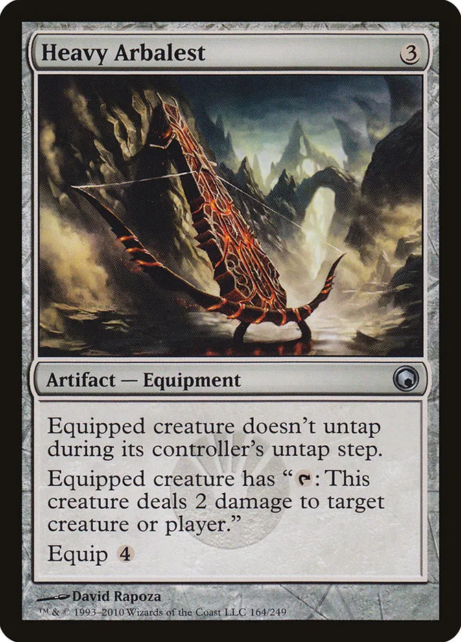 2010 Scars of Mirrodin Heavy Arbalest #164 uncommon card image
