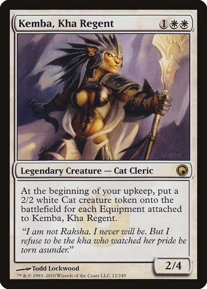 2010 Scars of Mirrodin Kemba, Kha Regent #12 rare card image