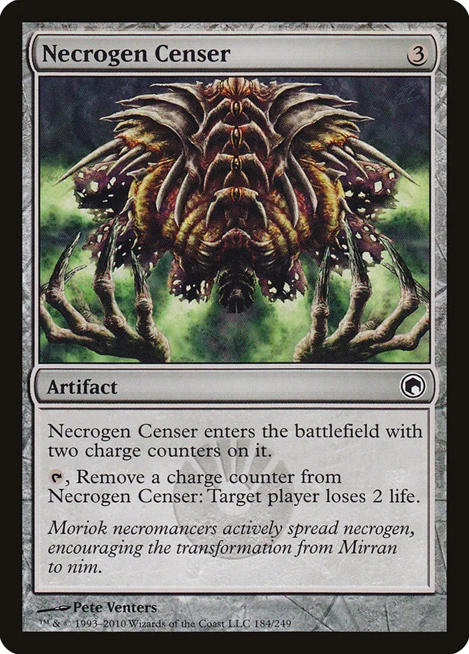 2010 Scars of Mirrodin Necrogen Censer #184 common card image