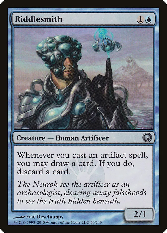 2010 Scars of Mirrodin Riddlesmith #40 uncommon card image