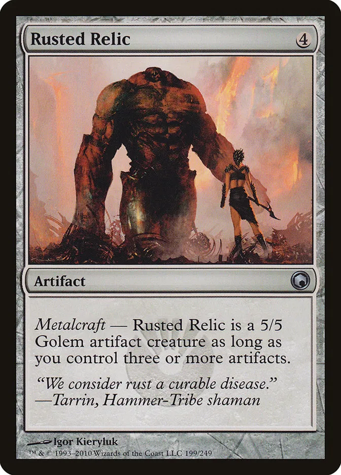 2010 Scars of Mirrodin Rusted Relic #199 uncommon card image
