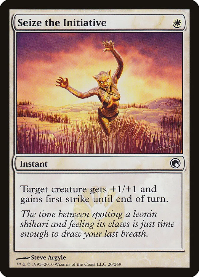 2010 Scars of Mirrodin Seize the Initiative #20 common card image