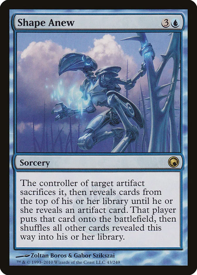 2010 Scars of Mirrodin Shape Anew #43 rare card image