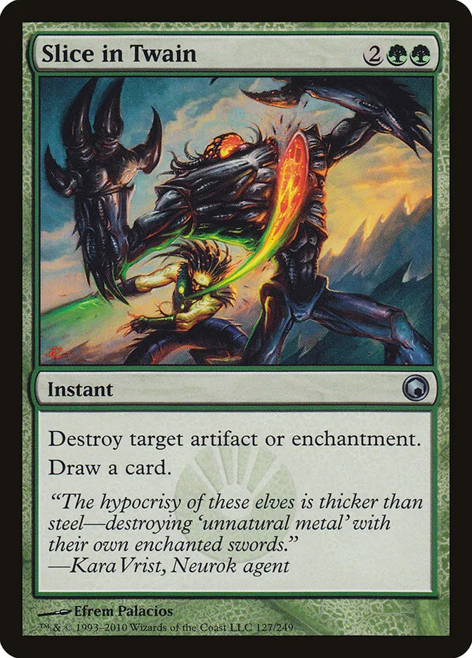 2010 Scars of Mirrodin Slice in Twain #127 uncommon card image