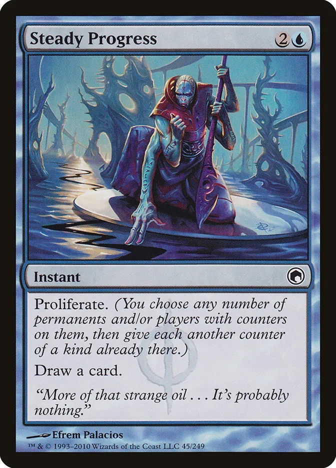 2010 Scars of Mirrodin Steady Progress #45 common card image