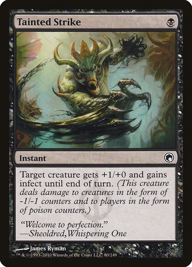 2010 Scars of Mirrodin Tainted Strike #80 common card image