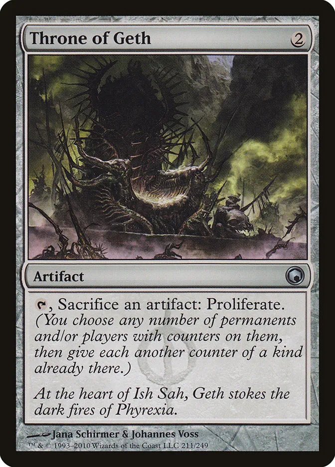 2010 Scars of Mirrodin Throne of Geth #211 uncommon card image