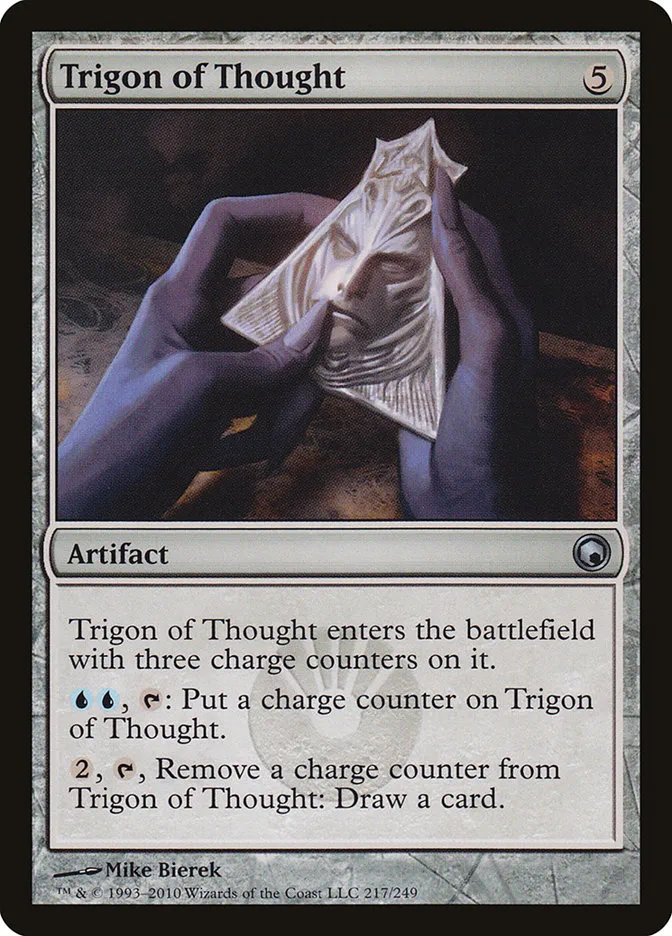 2010 Scars of Mirrodin Trigon of Thought #217 uncommon card image