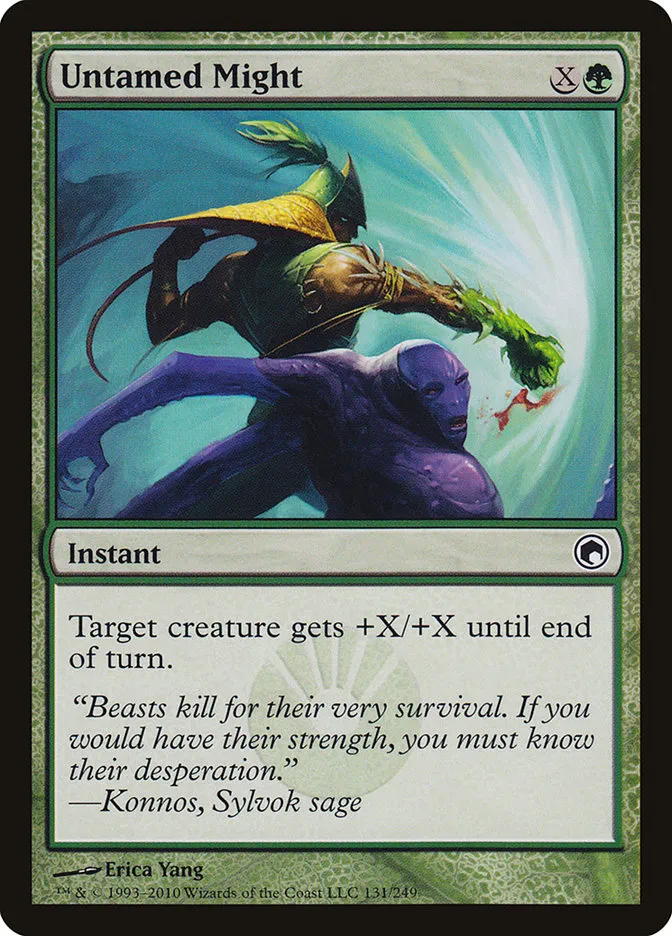 2010 Scars of Mirrodin Untamed Might #131 common card image