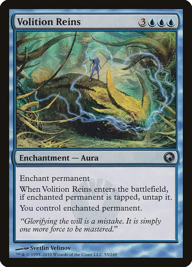 2010 Scars of Mirrodin Volition Reins #53 uncommon card image