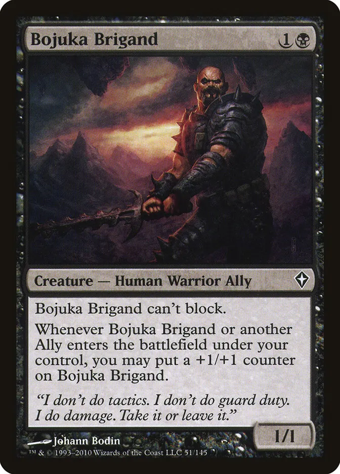 2010 Worldwake Bojuka Brigand #51 common card image