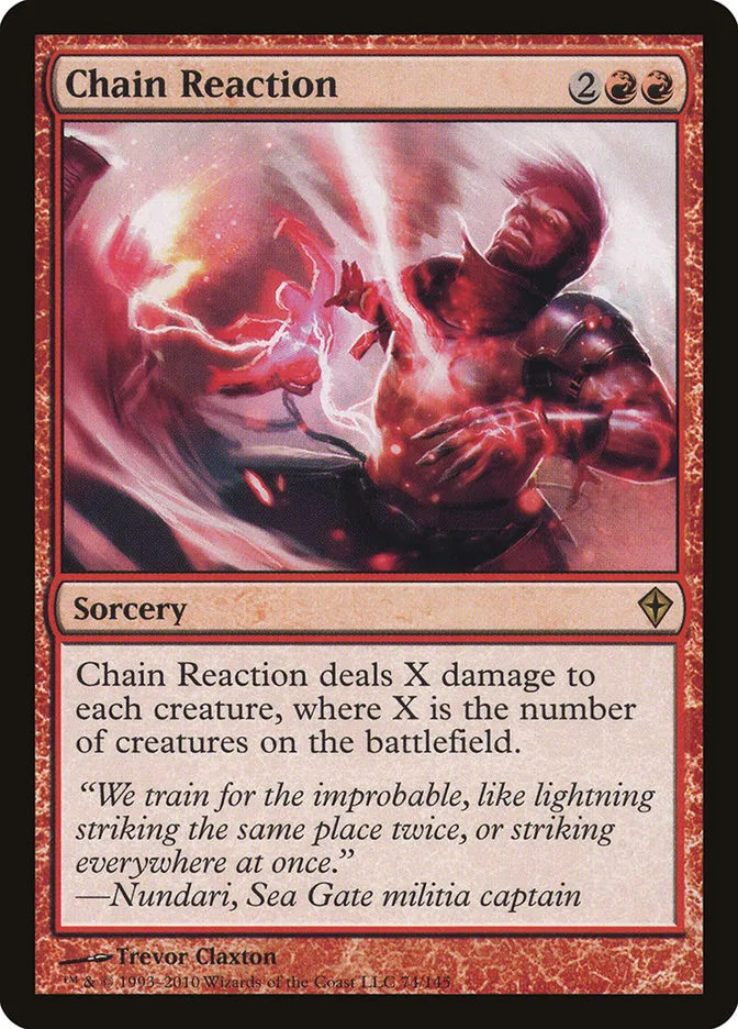 2010 Worldwake Chain Reaction #74 rare card image