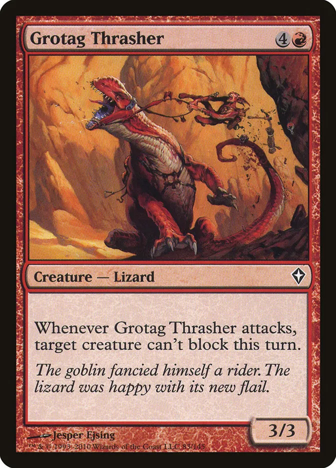 2010 Worldwake Grotag Thrasher common #83 common card image