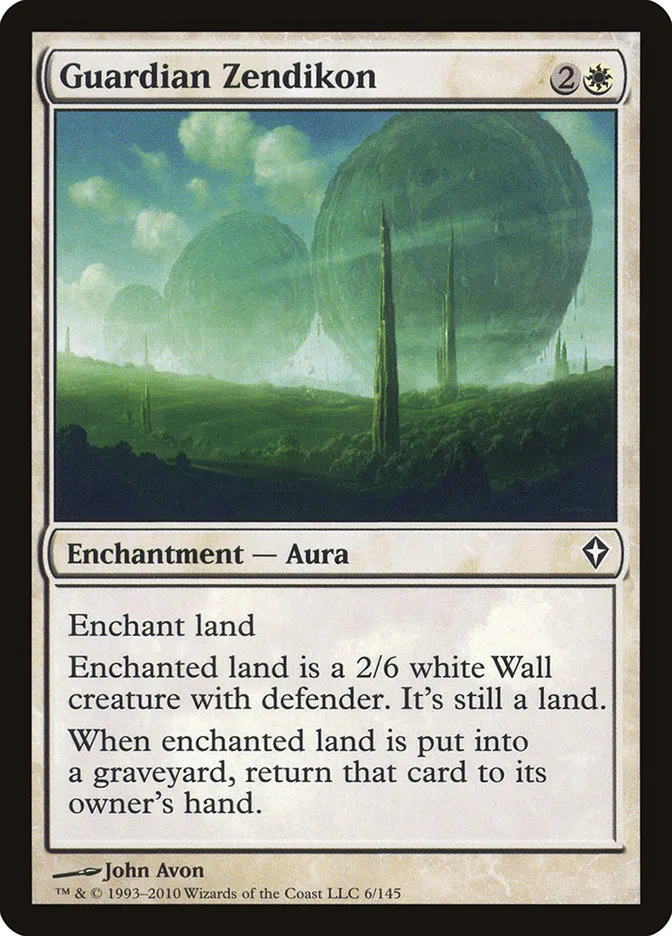 2010 Worldwake Guardian Zendikon #6 common card image