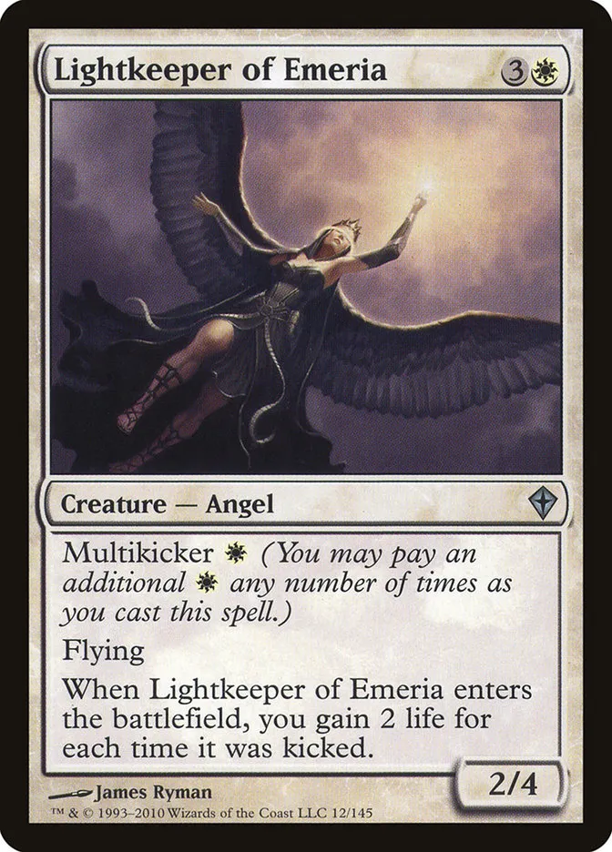 2010 Worldwake Lightkeeper of Emeria #12 uncommon card image