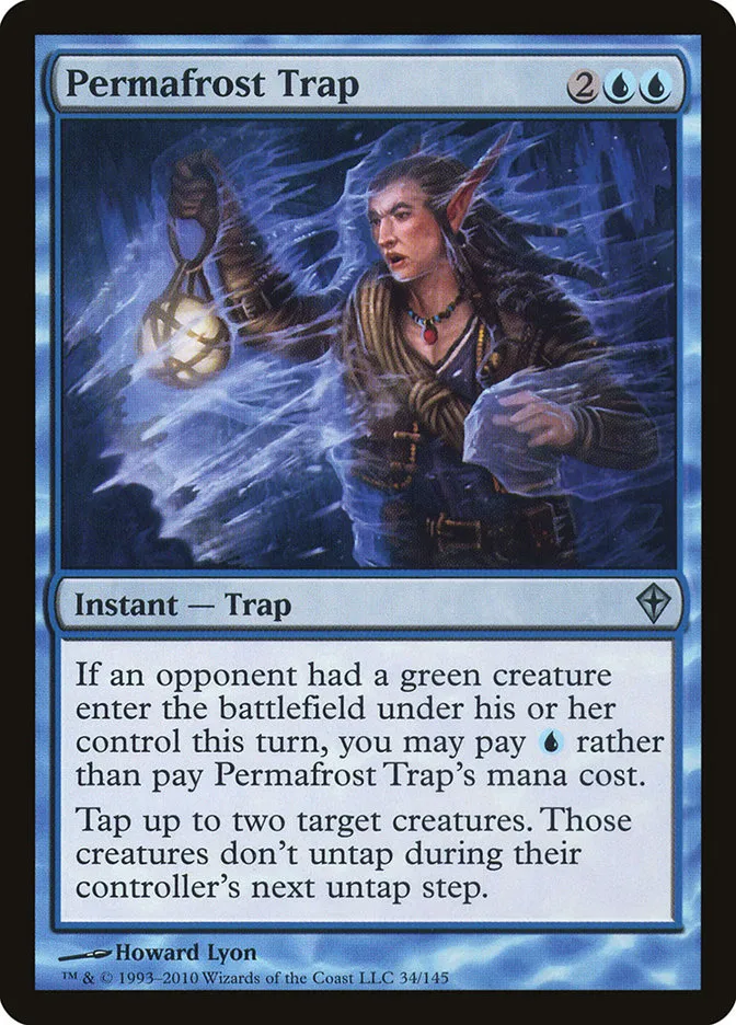 2010 Worldwake Permafrost Trap uncommon #34 uncommon card image