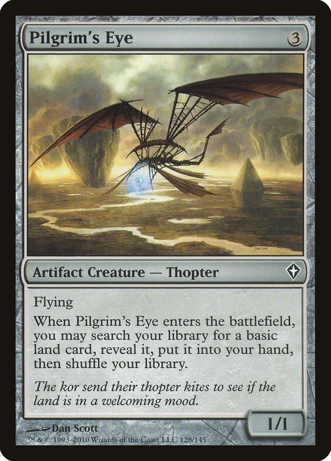 2010 Worldwake Pilgrim's Eye common #128 common card image