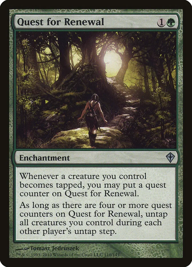 2010 Worldwake Quest for Renewal #110 uncommon card image