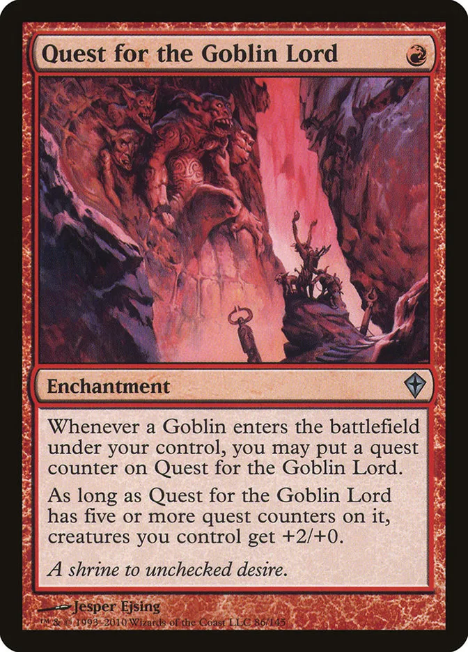 2010 Worldwake Quest for the Goblin Lord uncommon #86 uncommon card image