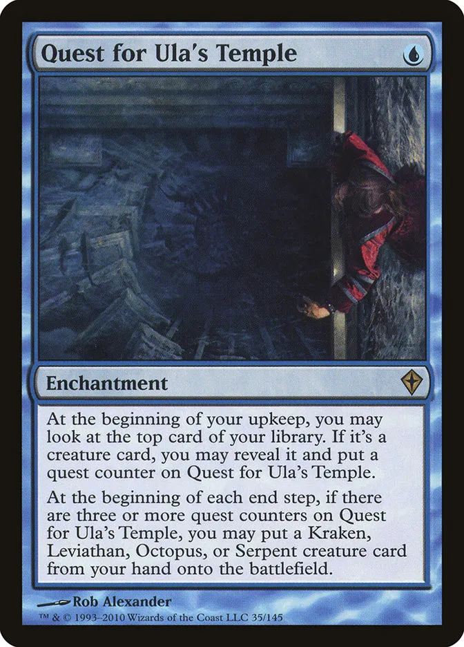 2010 Worldwake Quest for Ula's Temple #35 rare card image