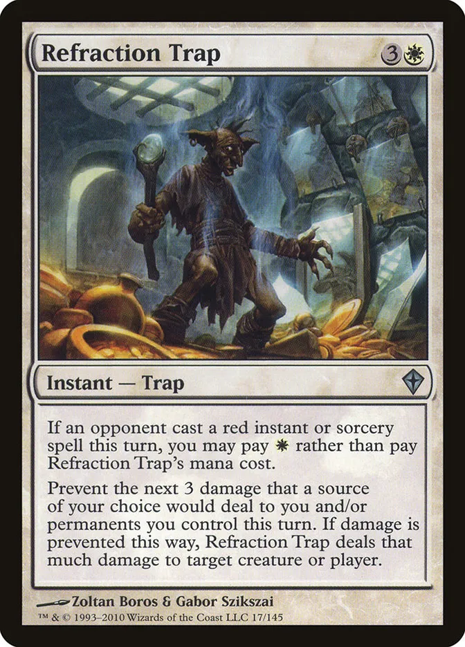 2010 Worldwake Refraction Trap uncommon #17 uncommon card image