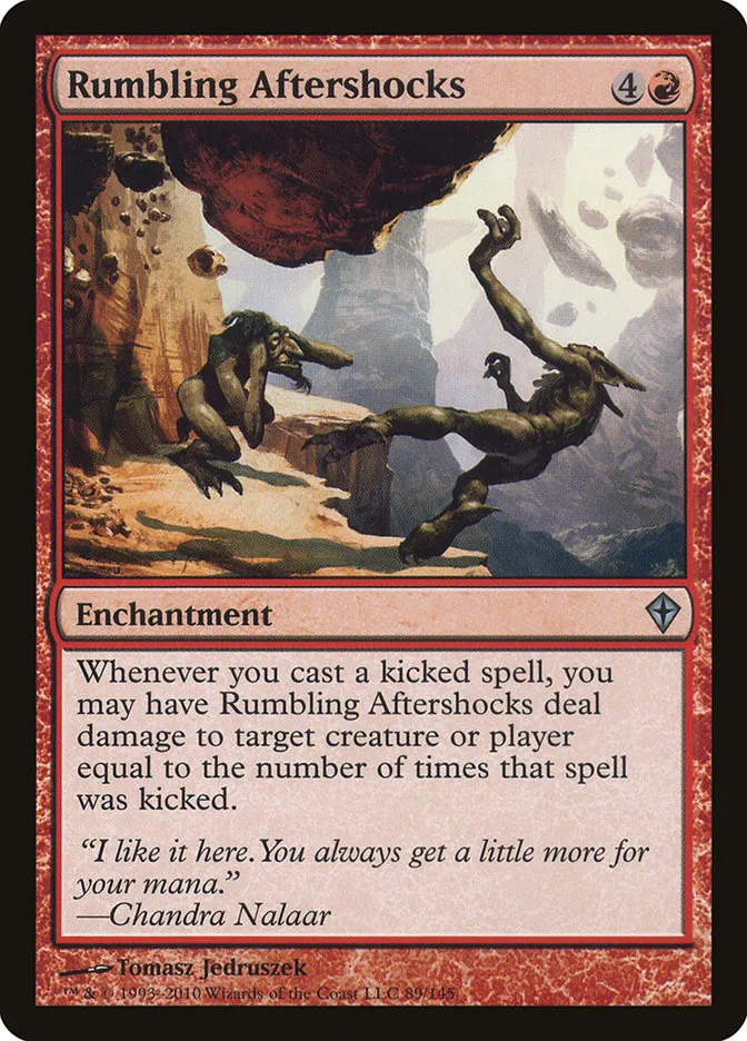2010 Worldwake Rumbling Aftershocks #89 uncommon card image