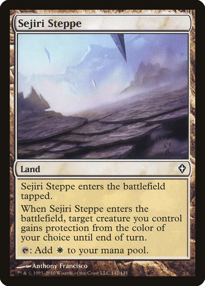 2010 Worldwake Sejiri Steppe common #142 common card image