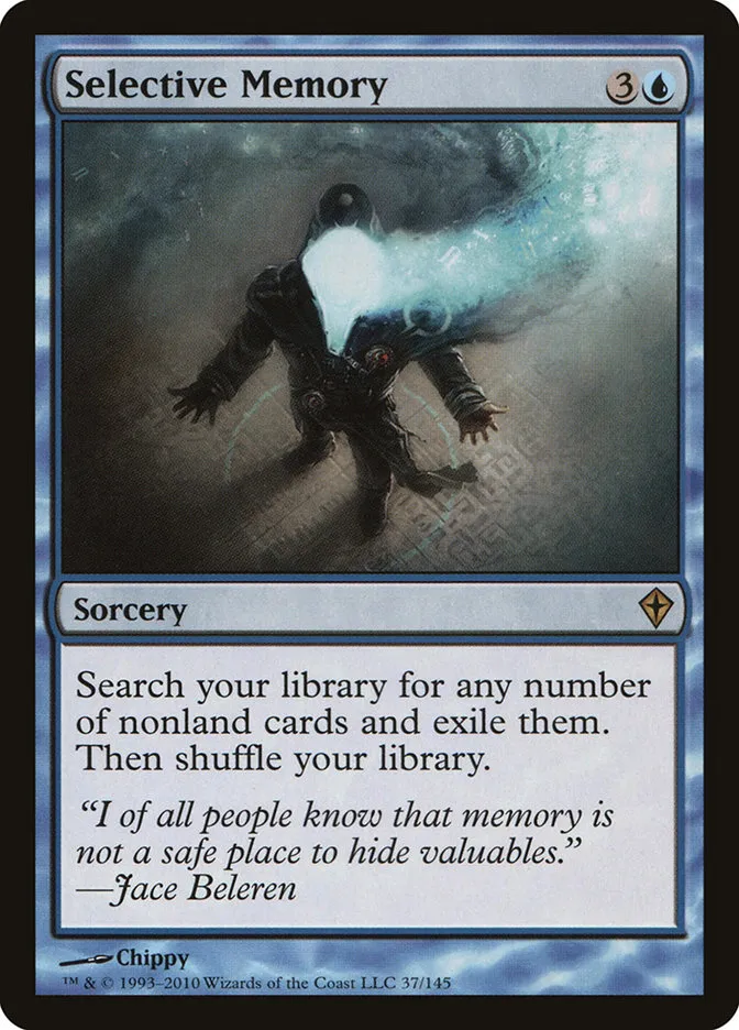 2010 Worldwake Selective Memory rare #37 rare card image
