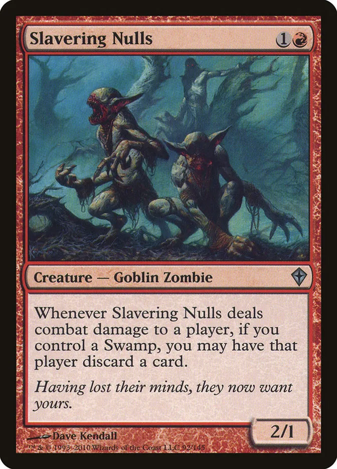 2010 Worldwake Slavering Nulls uncommon #92 uncommon card image