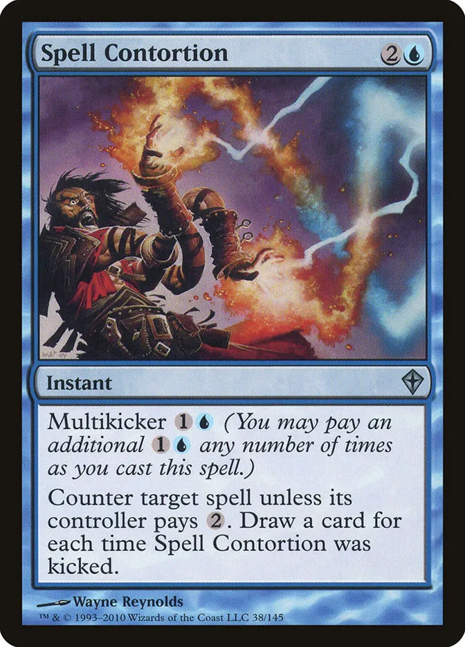 2010 Worldwake Spell Contortion uncommon #38 uncommon card image