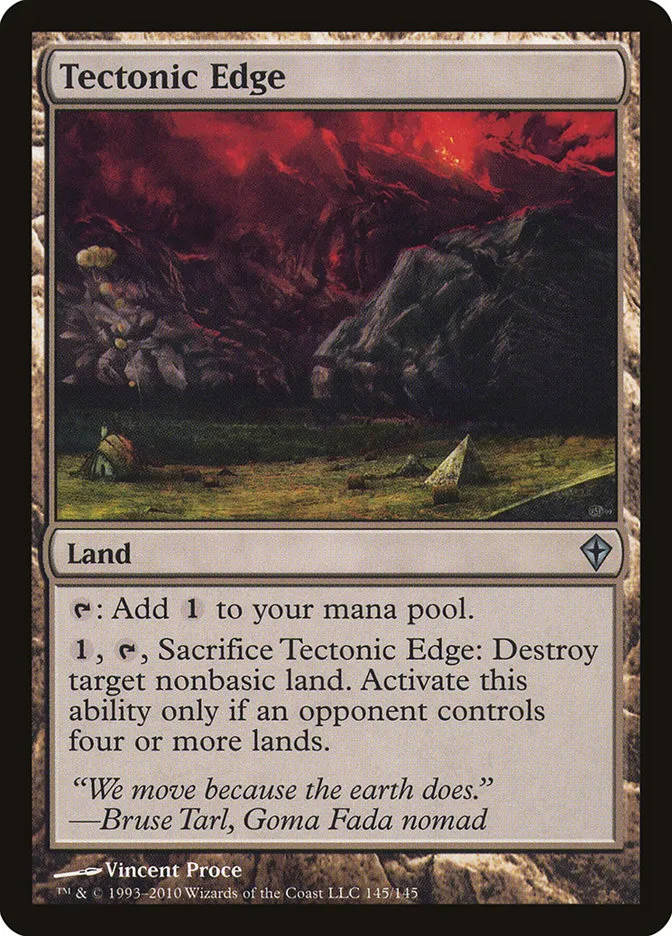2010 Worldwake Tectonic Edge uncommon #145 uncommon card image