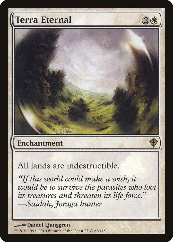 2010 Worldwake Terra Eternal rare #22 rare card image
