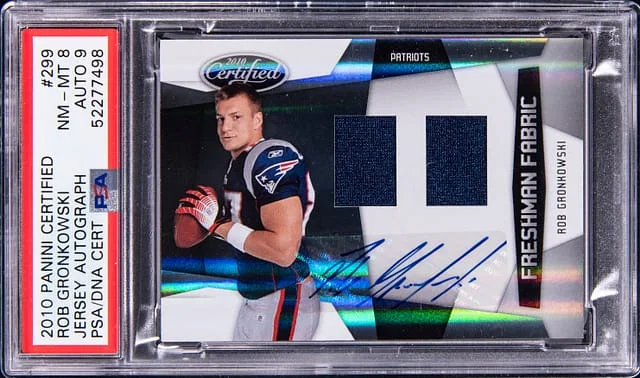 2010 Panini Certified Rob Gronkowski Jersey Autograph #299 card image