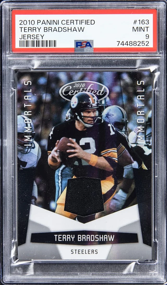 2010 Panini Certified Terry Bradshaw Jersey #163 card image
