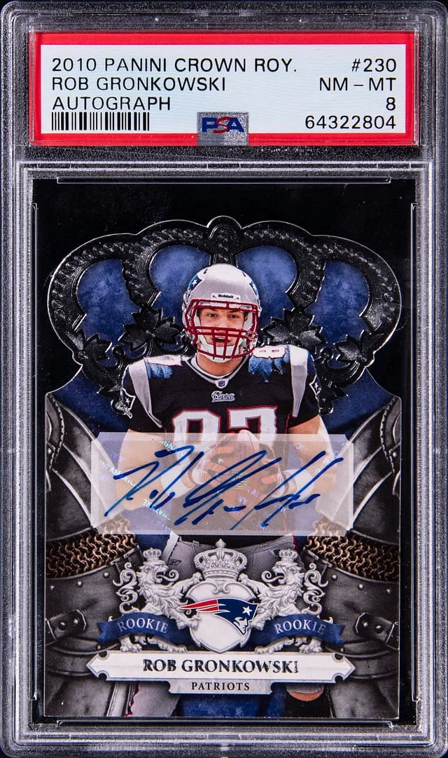 2010 Panini Crown Royale Rob Gronkowski Autograph #230 card image